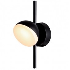 Απλίκα Τοίχου LED 7W 230V 490lm Θερμό Φως σε Μαύρο 955OLIVIA7W